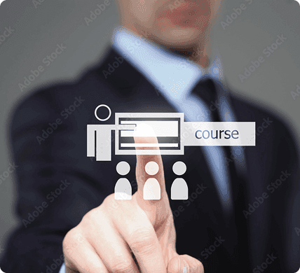 smiling business team