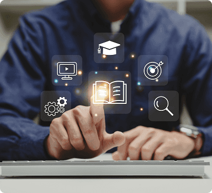 smiling business team