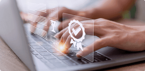 Modern office building and campus